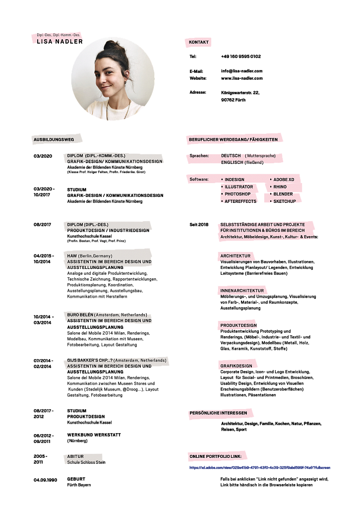 Klick on Picture for Portfolio LISA NADLER